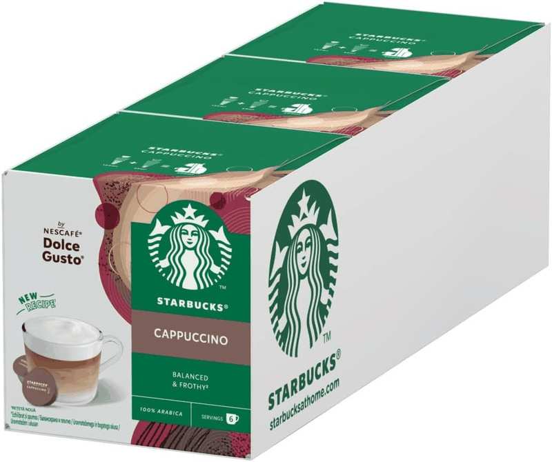 Starbucks Nescafe Dolce Gusto Blonde Cappuccino 12 Coffee Pods (36 Count, Pack of 3) image number 4