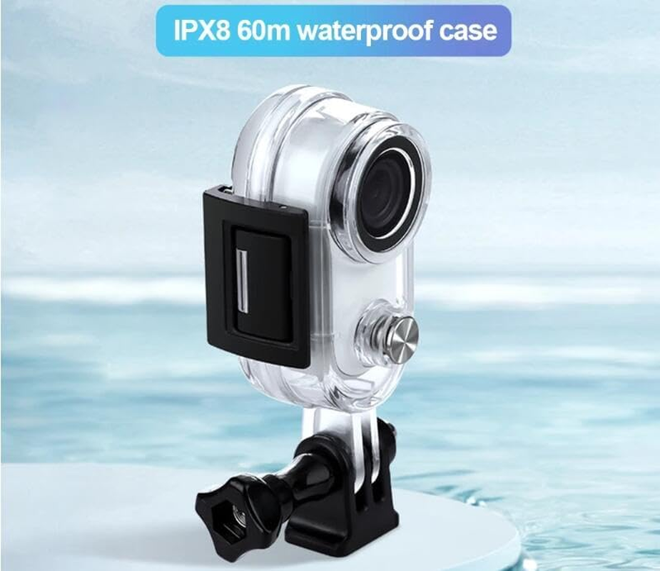 Coyktonty Dive Case Waterproof Case for Insta360 Go 3S/GO 3, Underwater Diving Protective Shell 40M with Bracket Accessories image number 6