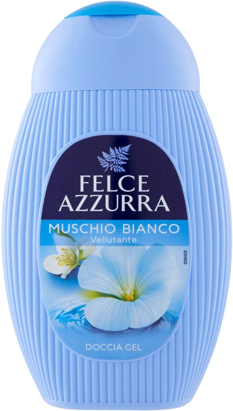 Felce Azzurra Man Shower Gel Cool Blue 2 in 1 Energising Shower Gel and Shampoo with Refreshing Fragrance for a Good Start to the Day - Pack of 1 (1 X 250 Ml)