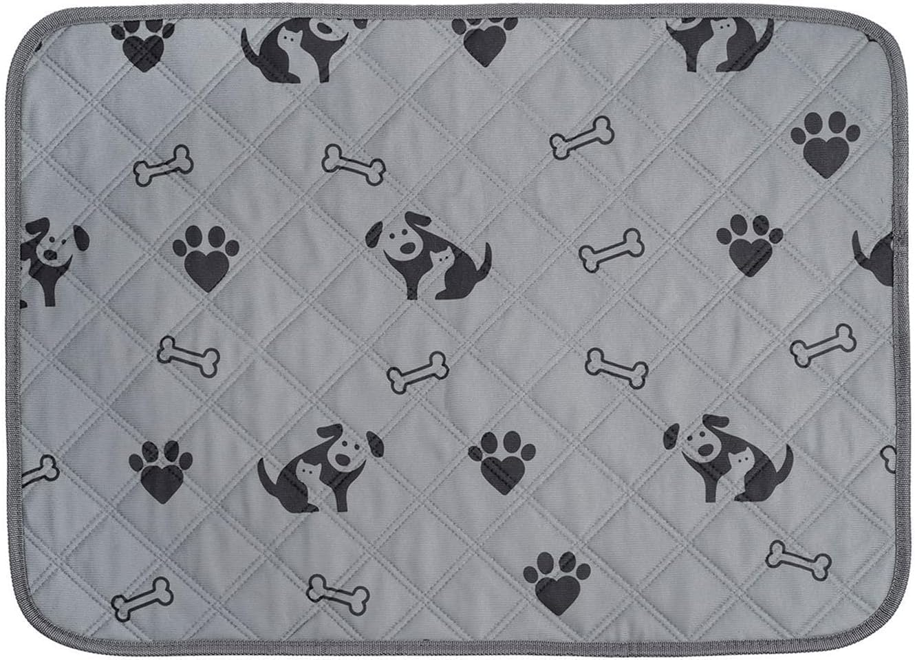 Washable Dog Pee Pads Reusable 2 Pack, Reusable Puppy Potty Training Pads Non-Slip Waterproof Mat for Indoor, Travel, Whelping, Housebreaking, Incontinence 100 X 90 Cm image number 6