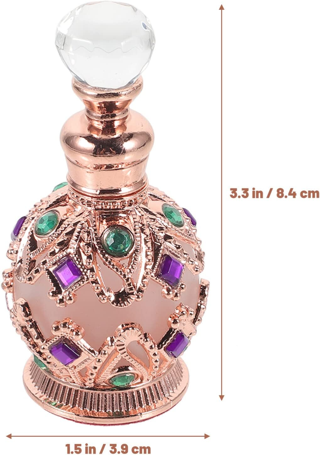 DECHOUS Empty Perfume Bottle Glass Bottle Portable for Refillable Fragrance Holder image number 3