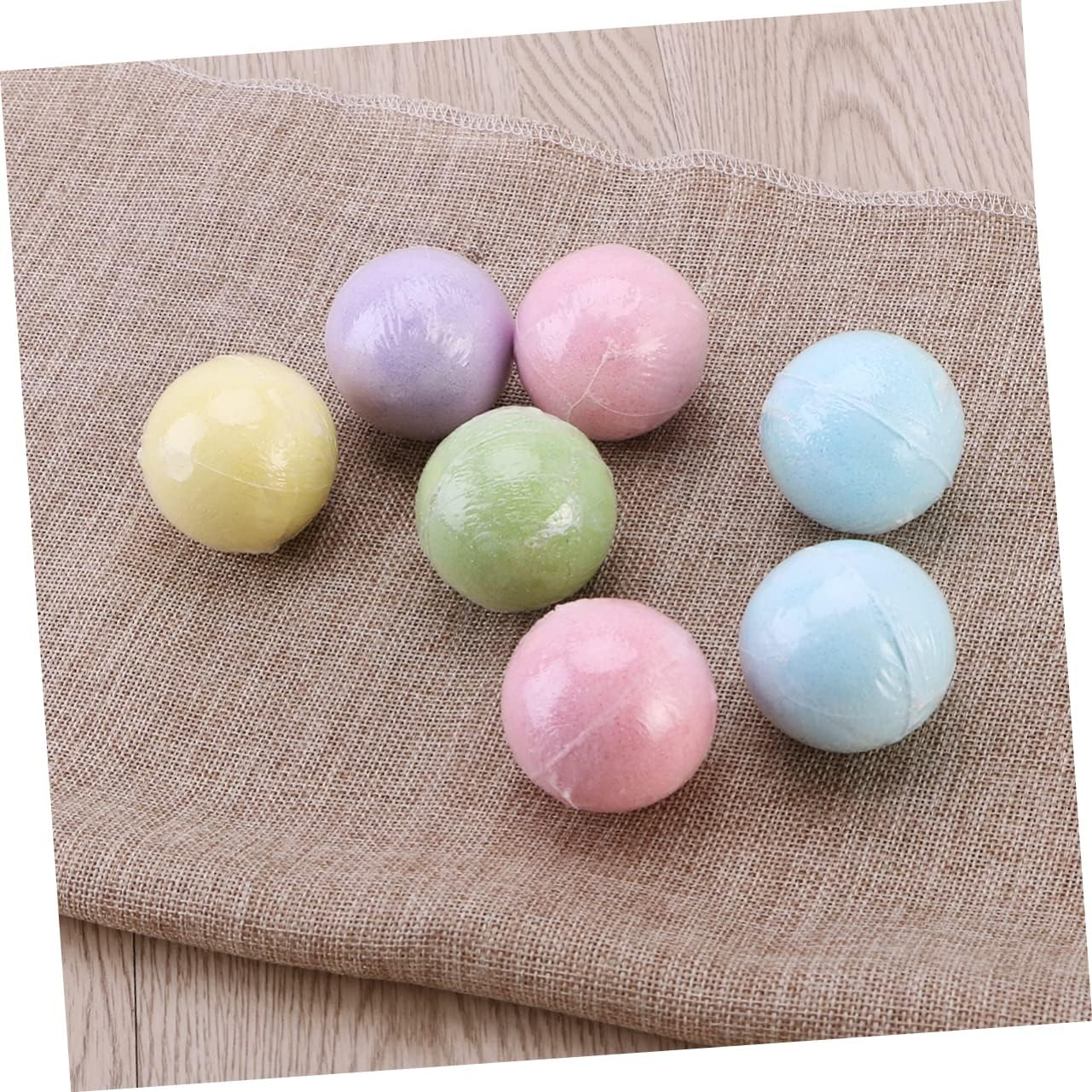 8Pcs 70G Bath Bombs round Bubble Bath Bombs Mixed Colors Relaxation Skin Moisturizing Suitable for Men Women Spa Bathing Experience Random Color image number 6
