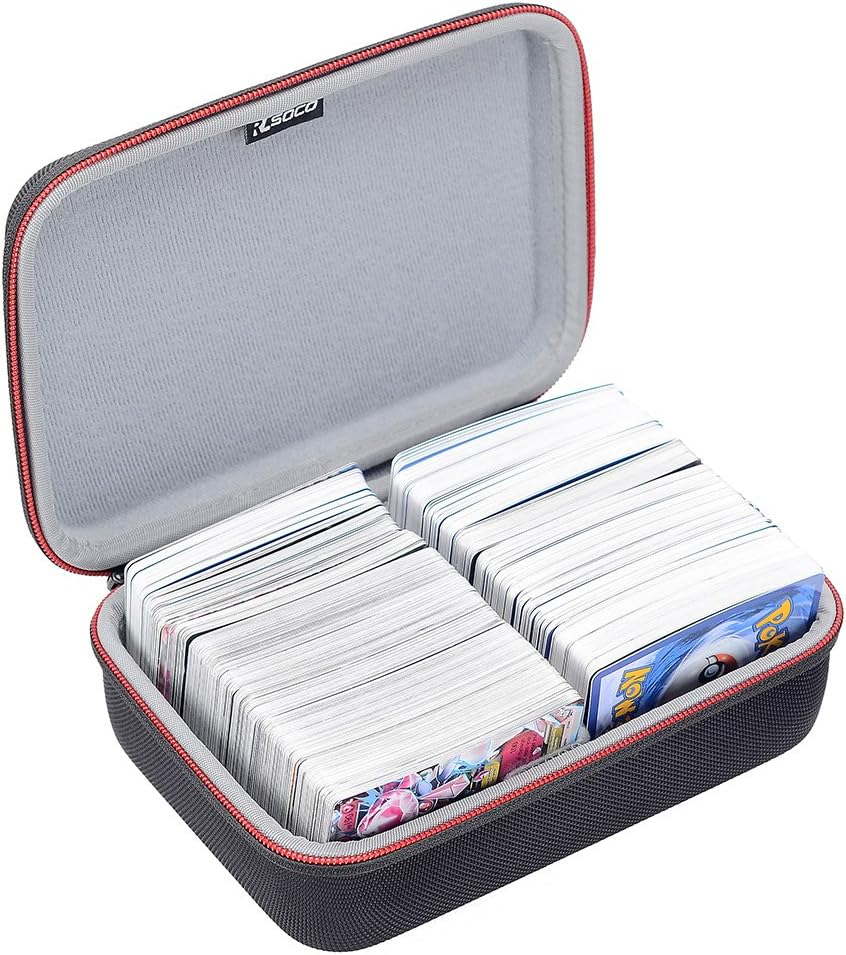 RLSOCO Storage Case for Pokemon Cards, Fits Pokemon TCG/ETB/RARE Trading Card - Fits up to 600 Cards, Durable Dust & Water-Resistant, Carrying Case with Top Handle (YKK Zipper) image number 2