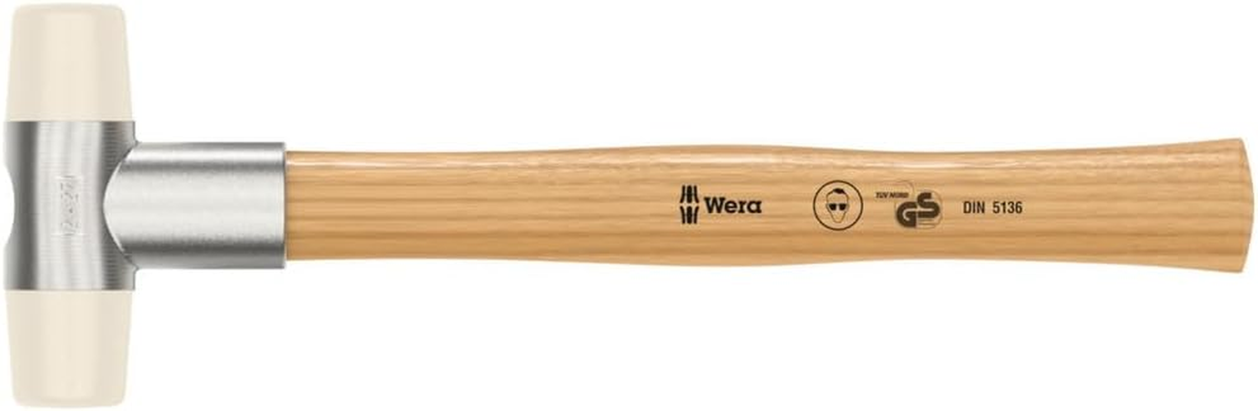 Wera 101 Soft-Faced Hammer with Nylon Head Sections, 2 X 27 Mm Size image number 5