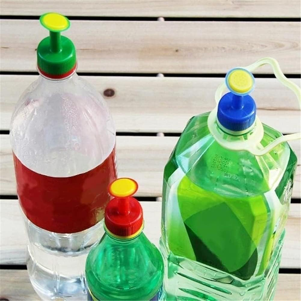 3Pcs Portable Bottle Top Sprinkler Gardening Plant Watering Attachment Spray-Head Soft Drink Bottle Water Can Top Waterers Seedling Irrigation Equipment image number 3
