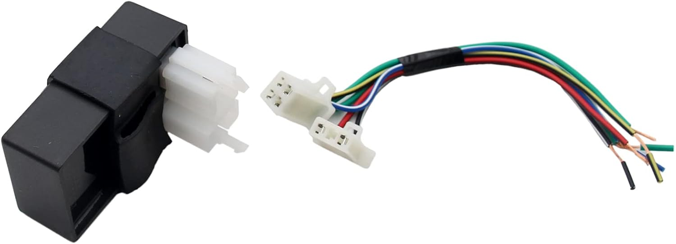 6 Pin AC CDI Box CDI Cable Wire Harness Adapter Connector for GY6 4 Stroke 50Cc 110Cc 125Cc 150Cc 200Cc 250Cc 300Cc Scooter Moped Quad ATV Go Kart Bike Taotao Jonway JCL (AC-CG-S) image number 3