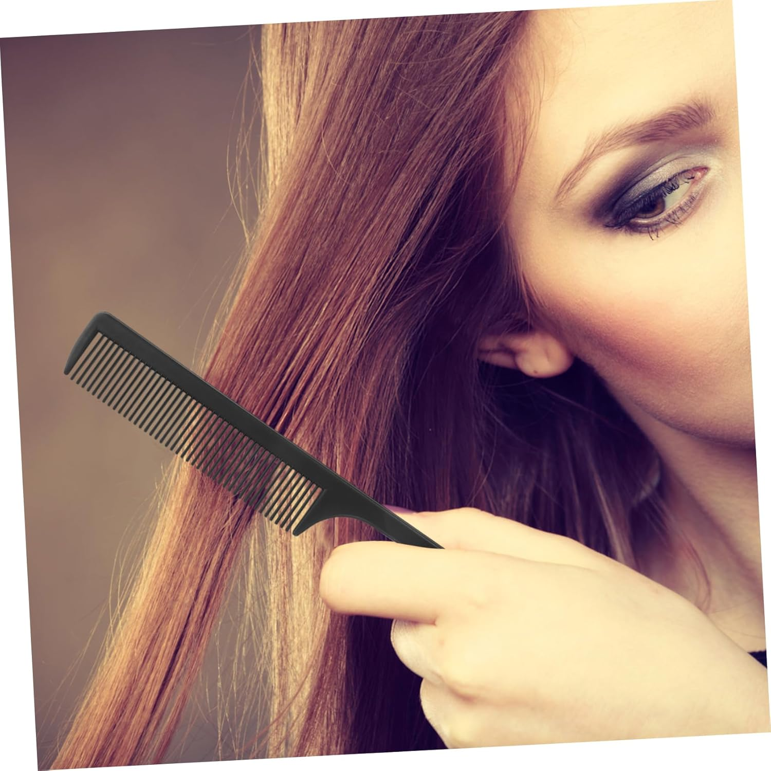 20Pcs Plastic Rat Tail Combs for Hairdressing Fine Tooth Comb with Pointed Tip for Precise Parting and Root Teasing Lightweight Durable Styling Tools for Men and Women Suitable For