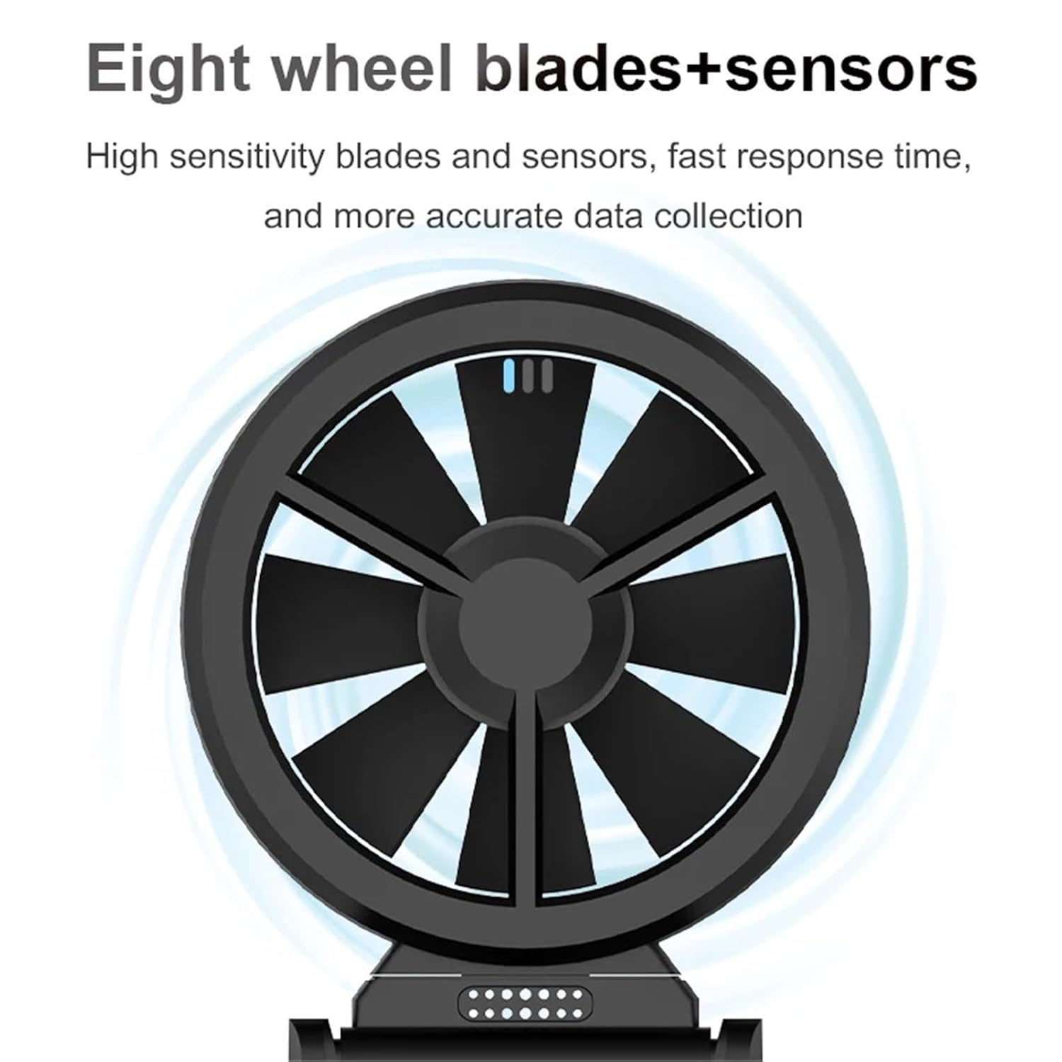 Handheld Digital Anemometer, LCD Backlight Air Wind Speed Scale, Accurately Measure Wind Speed & Temperature Measure