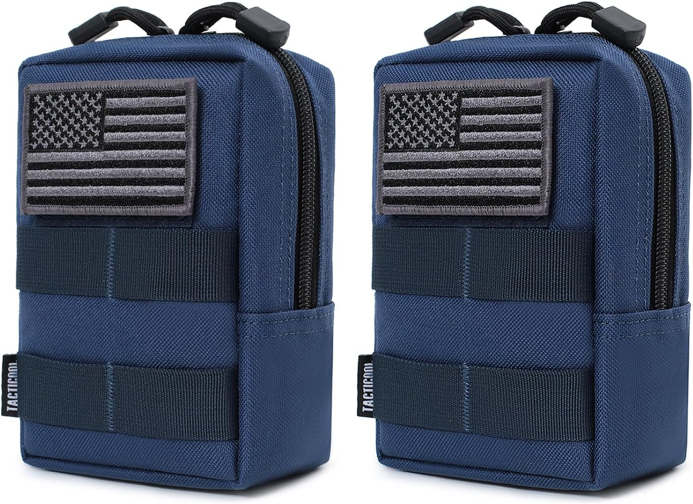 2 Pack Molle Pouches - Tactical Compact Water-Resistant EDC Pouch image number 4