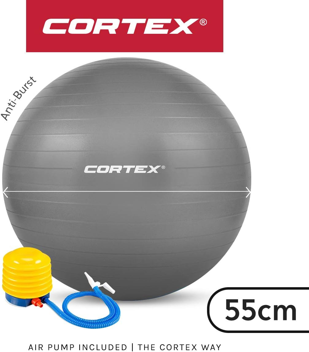 Lifespan Fitness Fitness Ball, 55 Cm Size, Dark Grey image number 4