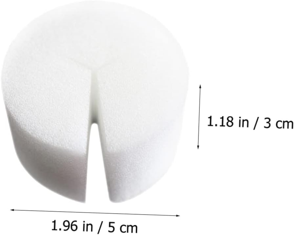 Yardwe Hydroponic Planting Sponges Garden Soilless Cultivation Accessories for Indoor Vegetable Growing 55 Pcs round Shape Reusable Grow Medium for Hydroponics System Gardening Tools image number 5