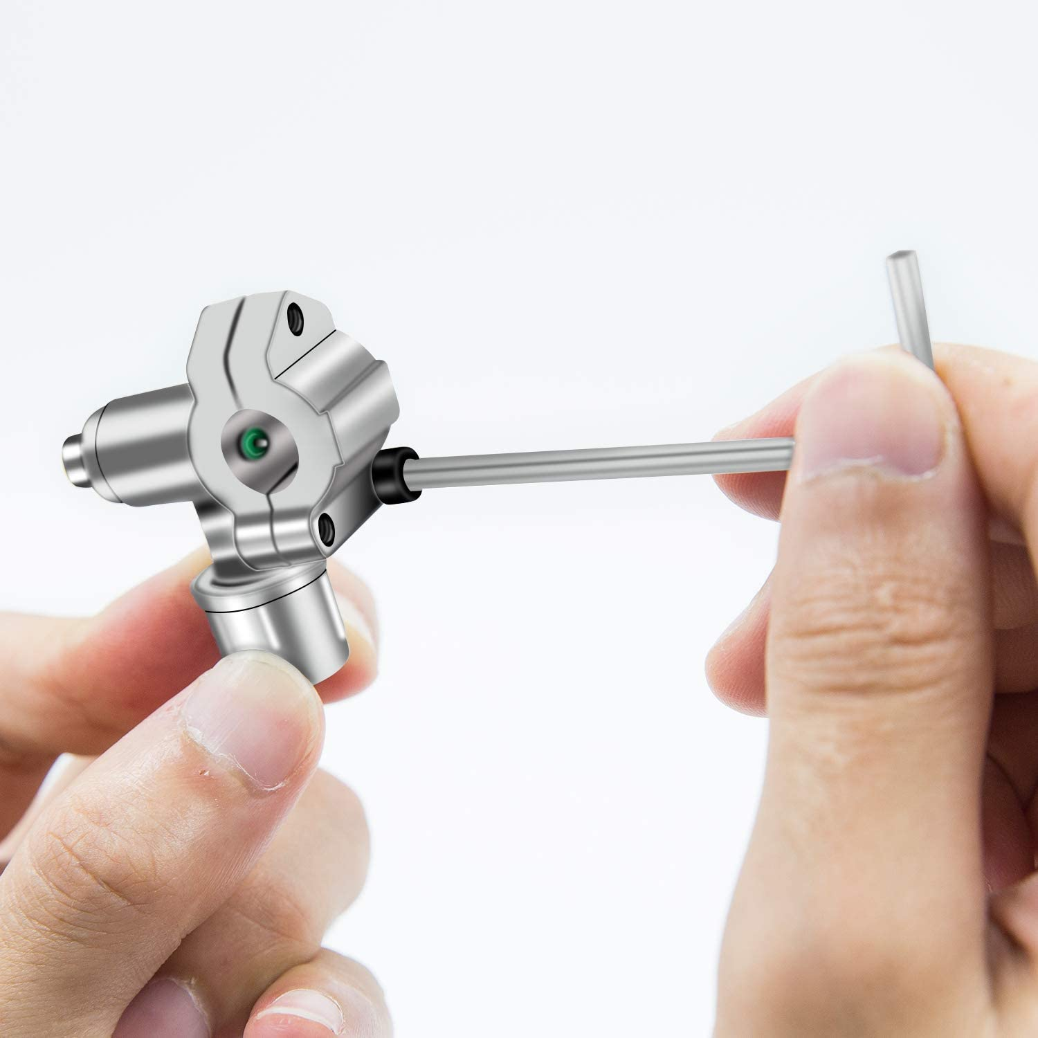 4 Pack BPV-31 Bullet Piercing Valve Line Tap Valve Kits Adjustable Valve for Air Conditioners HVAC 1/4", 5/16", 3/8" Tubing image number 3