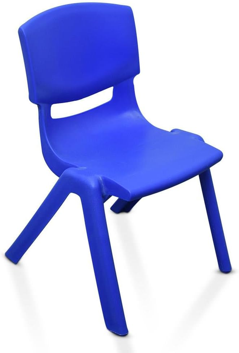 Set of 4 Kids Plastic Chair Yellow Blue Red Green up to 100KG image number 2