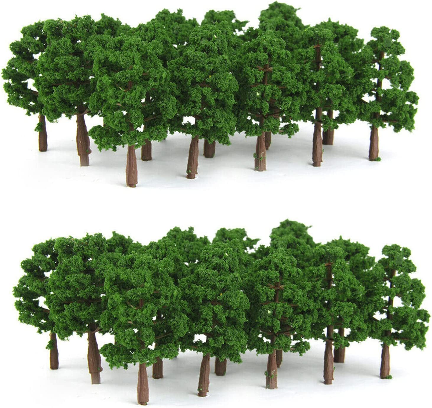 40 Pieces Model Trees, 7Cm for MINI Diorama Model Trees, for Miniature Landscape Trees DIY Train Railways Scenery Layout