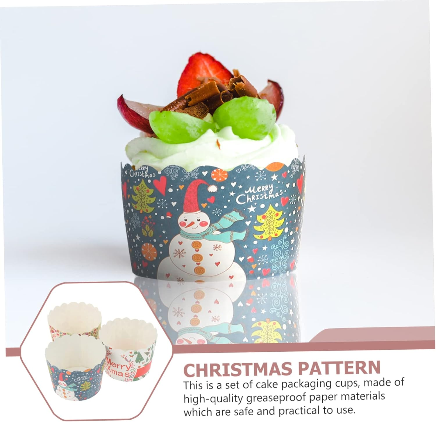 Cupcake Liners for Baking 150Pcs Cake Cup Muffin Cups Non-Stick Surface image number 3