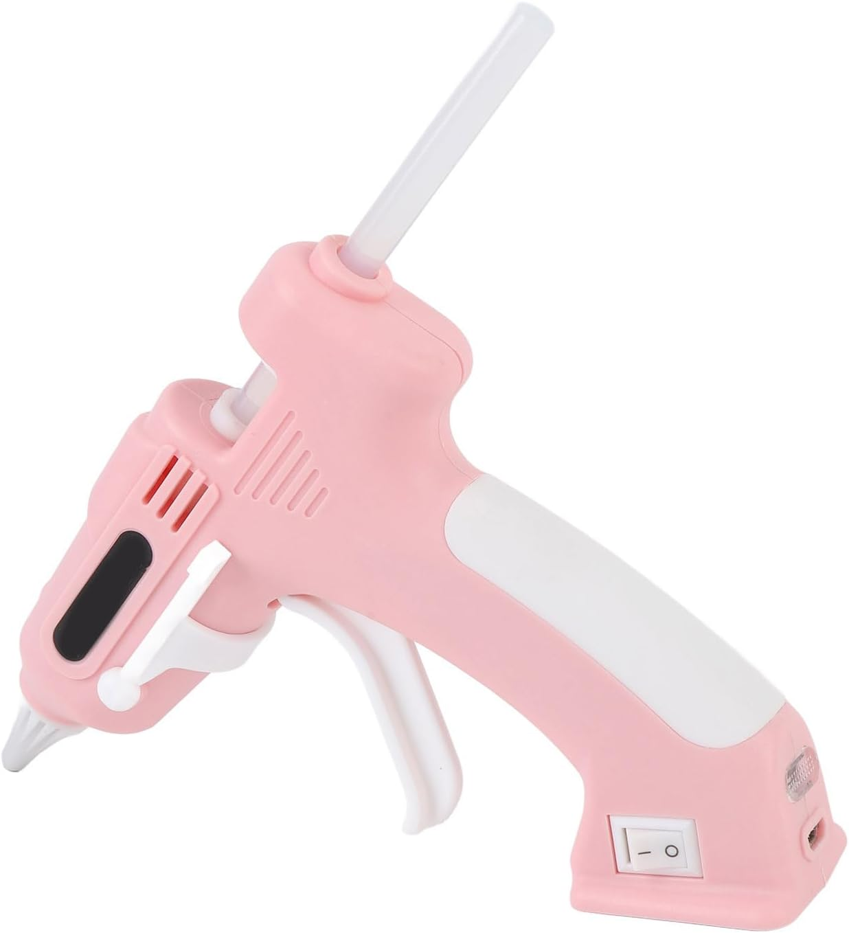 Cordless Hot Glue Gun Kit with 10 Glue Sticks, Fast Preheating Hot Melt Gun, 2000Mah Rechargeable Glue Gun with Nozzle Stand, for Crafts, Artwork, DIY Cat Carriers (Green)