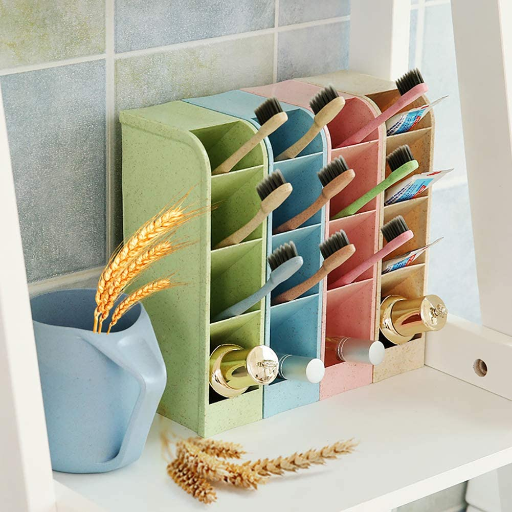 Desk Pen Pencil Organizers for Office Supply Makeup Stationery Marker Pen Pencil Brush Craft Storage Container Holder Tray Organizer for Kids Teens Girls Adults 4PCS image number 5