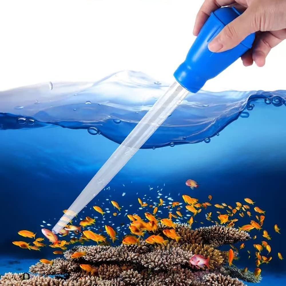 30ML Aquarium Gravel Waste Clean Aquarium Clean Pipette Dropper,Manual Fish Tank Water Changer Aquarium Dropper,Fish Tank Cleaning Waste Remover,For Aquarium Waste Remover image number 5