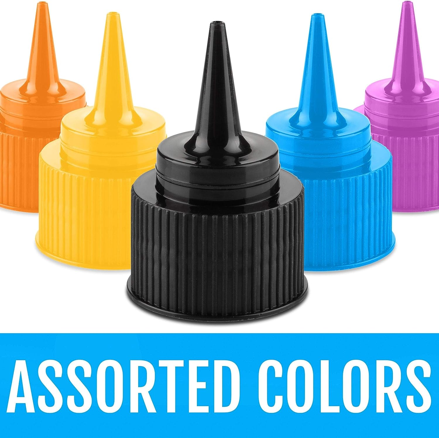 Writer Bottles - 6 Easy Squeeze Applicator Bottles - 3 Each (1 and 2 Ounce) - Cookie Cutters and Cake Decorating, Food Coloring and Royal Icing Supplies image number 4