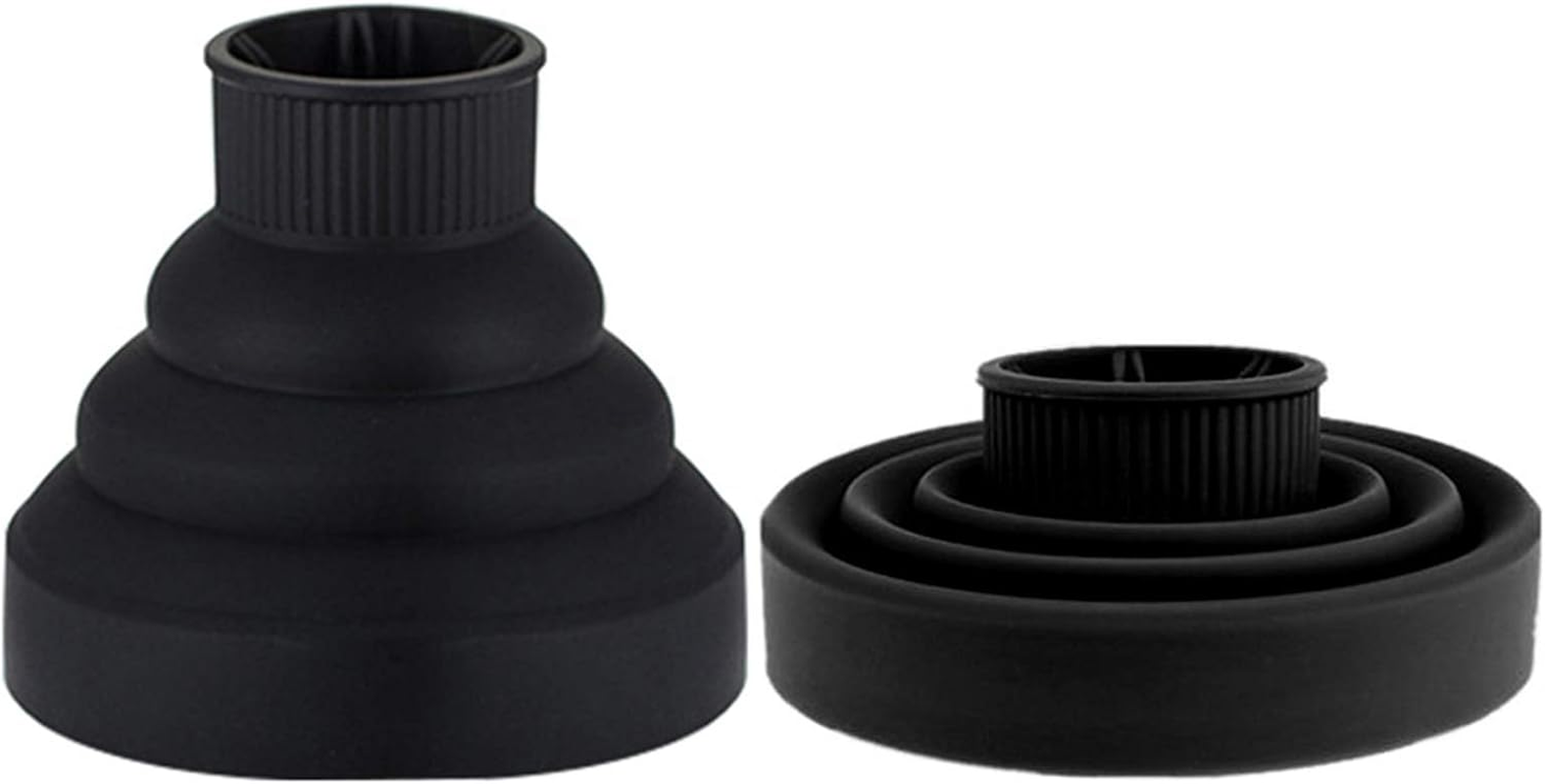 Foldable Silicone Diffuser - Ionic Travel Attachment for Quick Drying, Lightweight & Portable Salon Styling Accessory