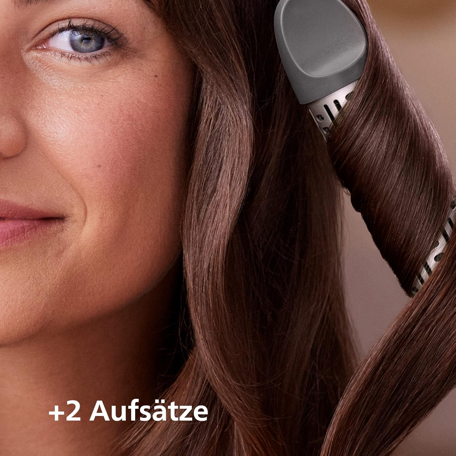 Philips Airstyler Series 7000 - Hair Styler with Rotating Volume Brush Made of Tourmaline Ceramic and 2 Styling Attachments (Model BHA710/00) image number 2