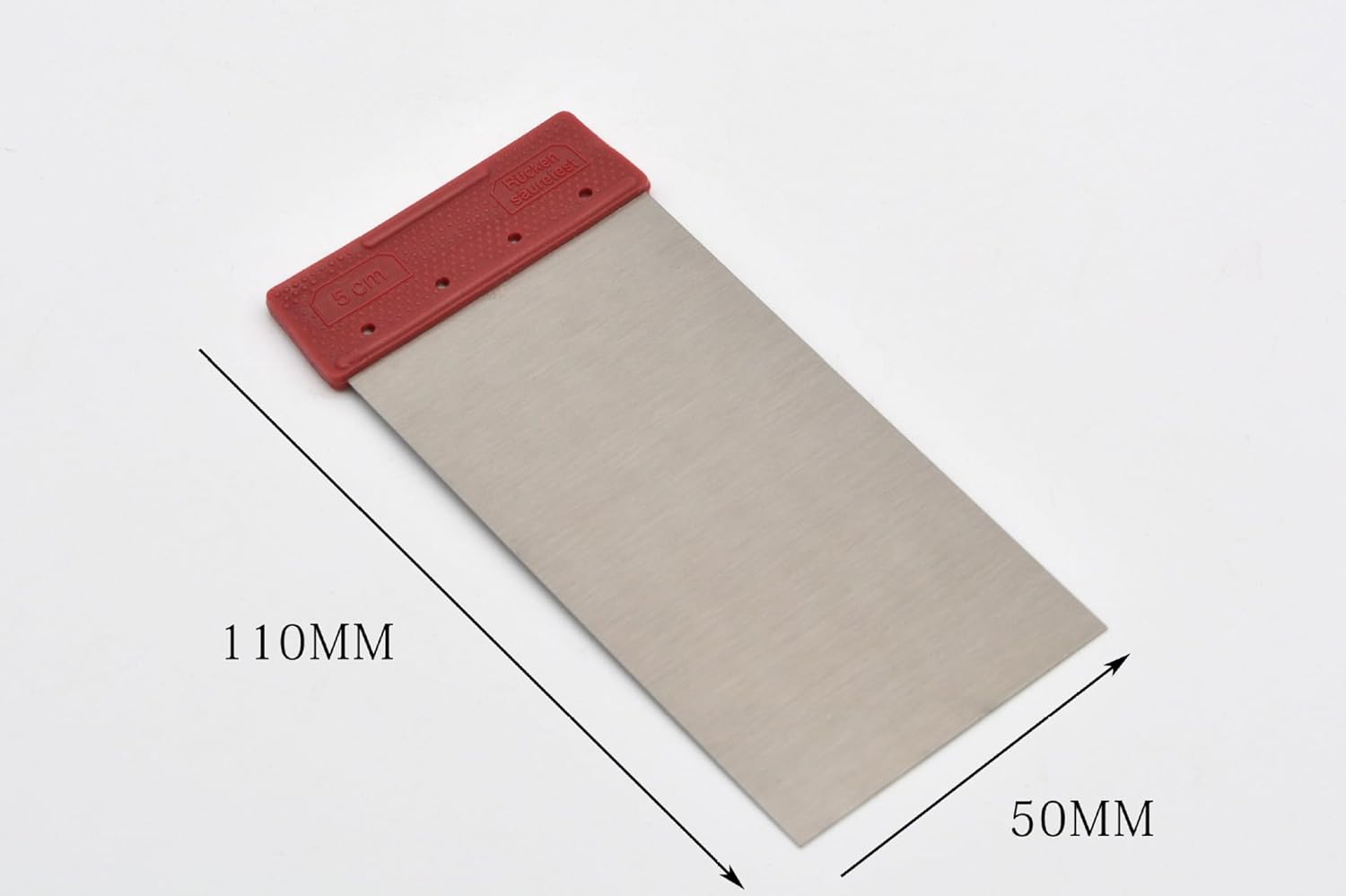 Body Filler Applicator Set 4 Pcs Auto Paint Tools Car Putty Knife Steel Sheet Putty Spreaders Metal Blade Automotive Repair Kit