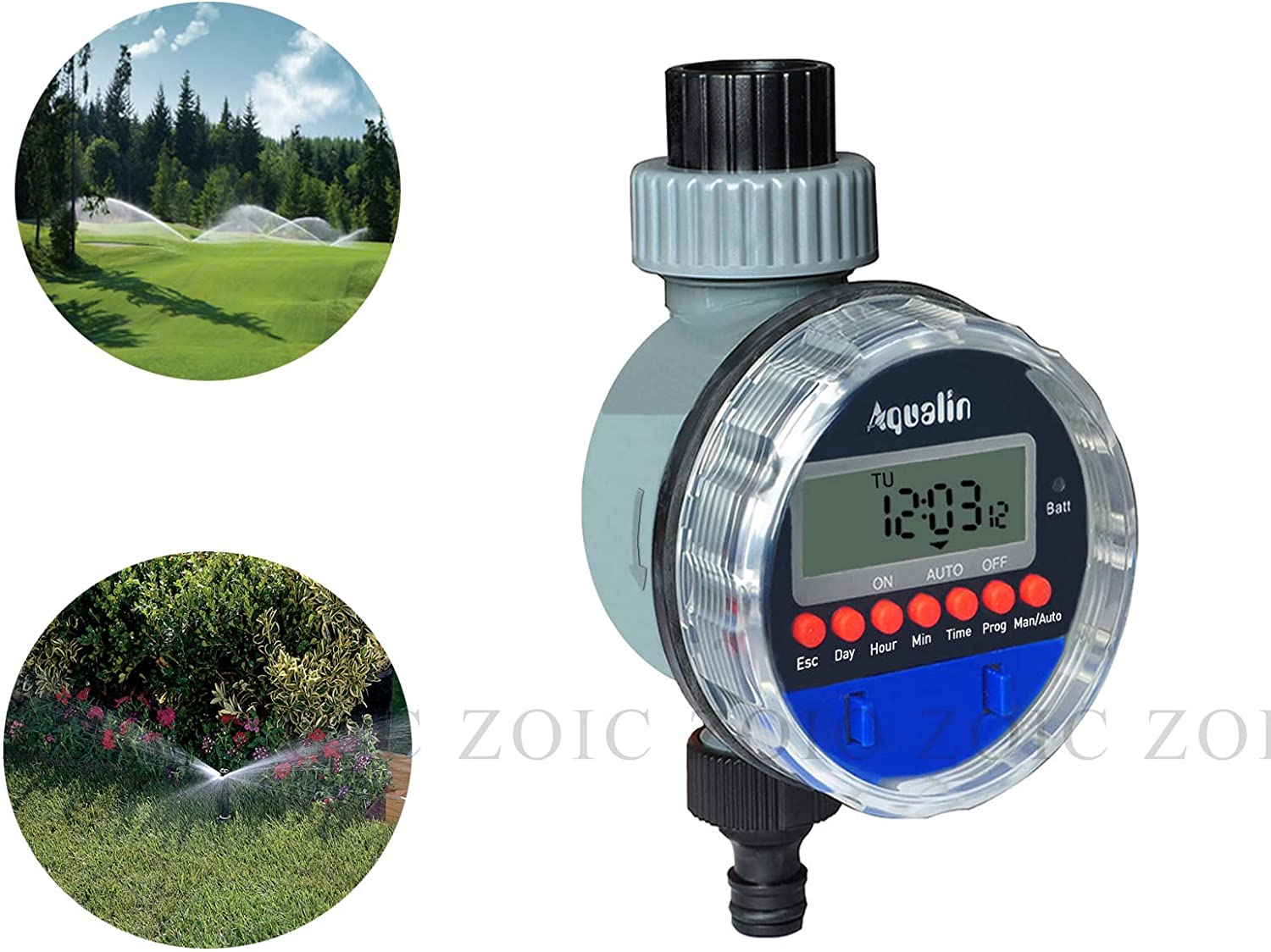 Zero Water Pressure Water Tap Hose Timer LCD Digital Automatic Irrigation Controller