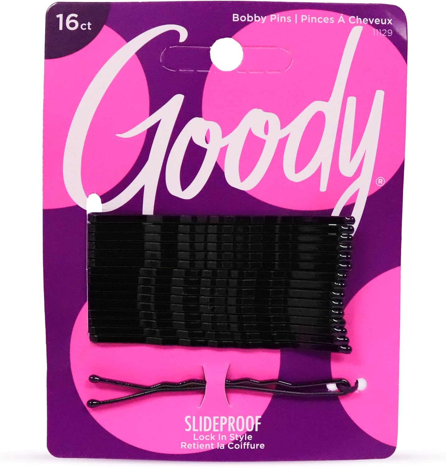 Goody Slideproof Hair Bobby Pins, 26 Count, Metallic Blonde, Slideproof and Lock-In Place, Suitable for All Hair Types, Pain-Free Accessories for Women, Men, Boys and Girls, All Day Comfort