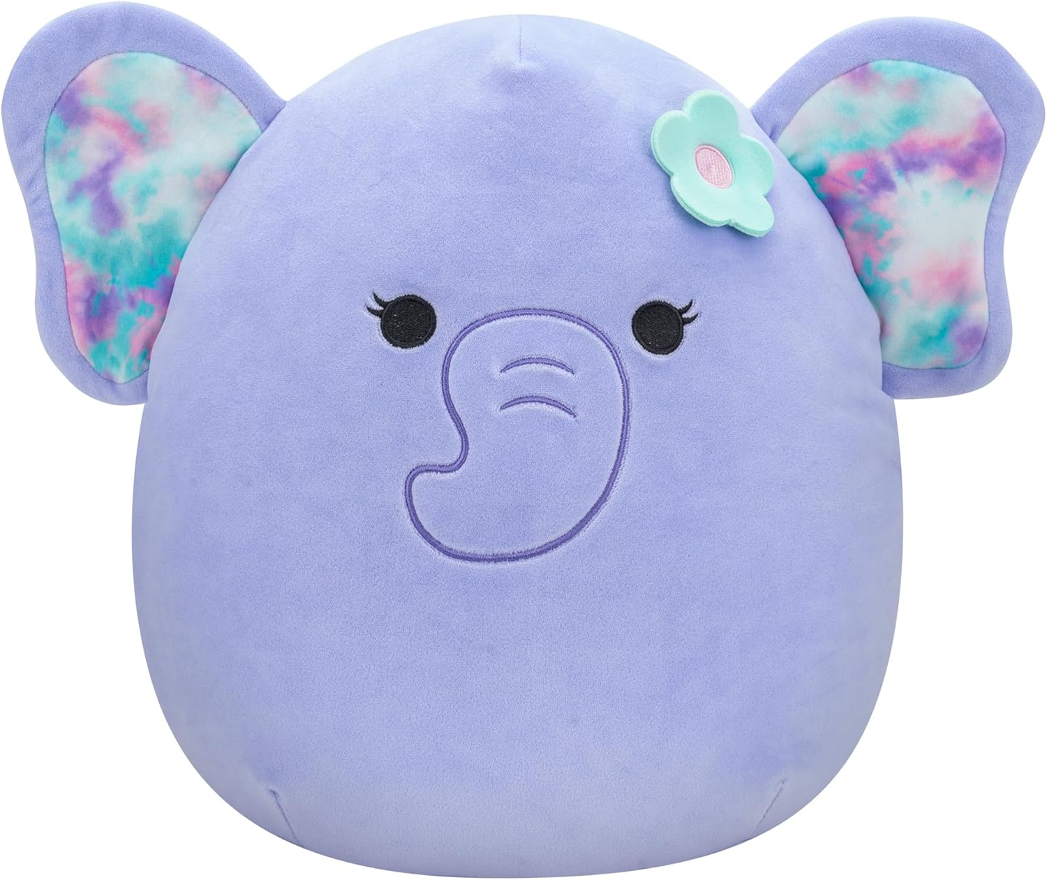 Squishmallows SQCR05378 Anjali the Purple Elephant 19 Cm Official Jazwares Plush Super Soft Cuddly Toy image number 2