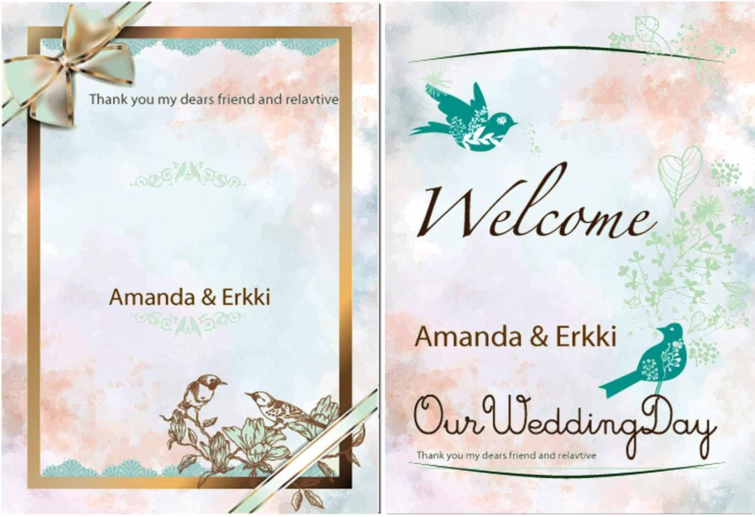 DUGUTUL Watercolor Stationary Paper, 100 Gsm Printer Paper 8.5 X 11, 12 Designs, Double-Sided, Colored Paper for Writing Letters and Invitations, Writing Paper for Business or Personal Use (96) image number 1