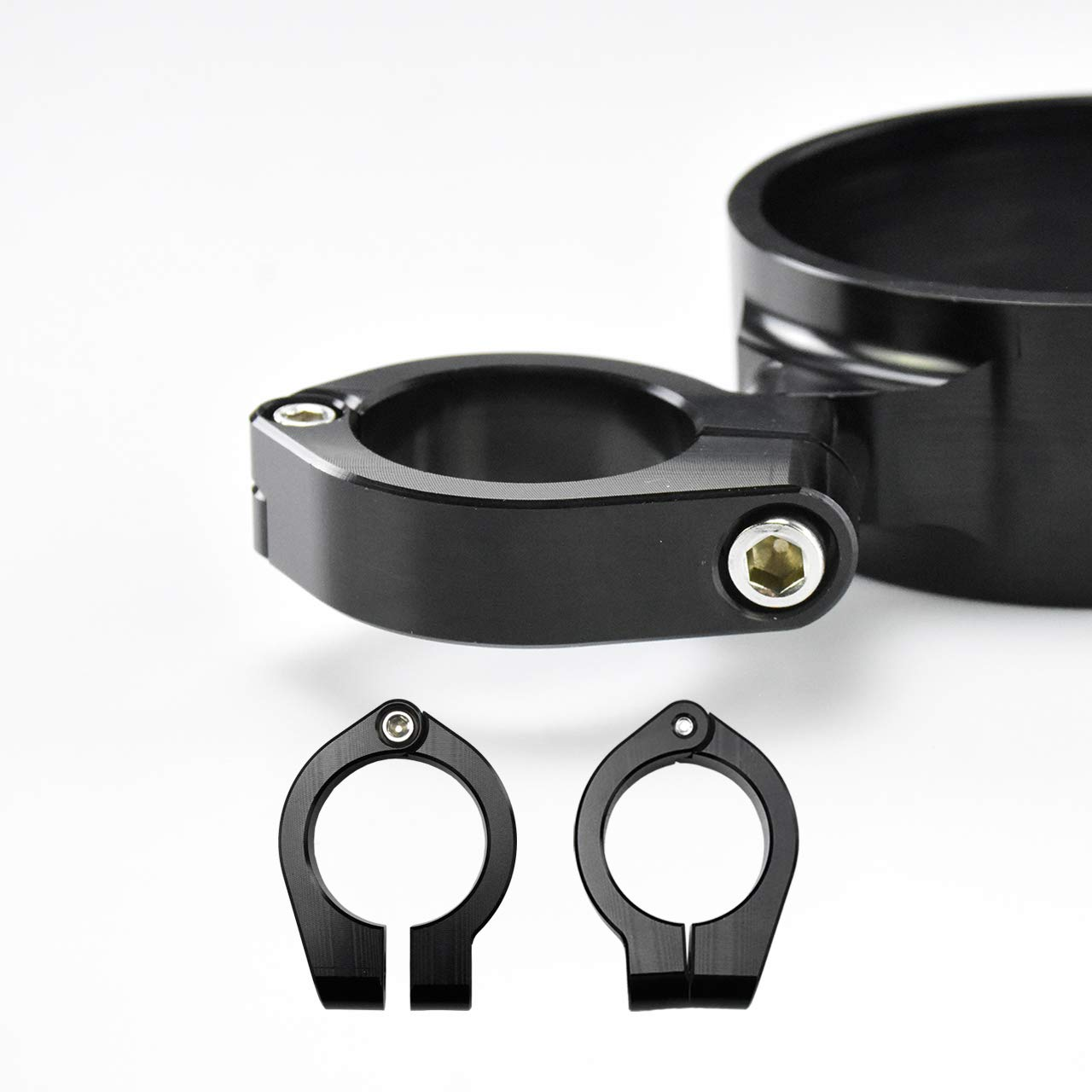 HDBUBALUS Speedometer Ring Side Mount Relocator Bracket Clamp Fit for Harley Sportster XL 48 1993-Up Dyna 1993-2005 image number 6