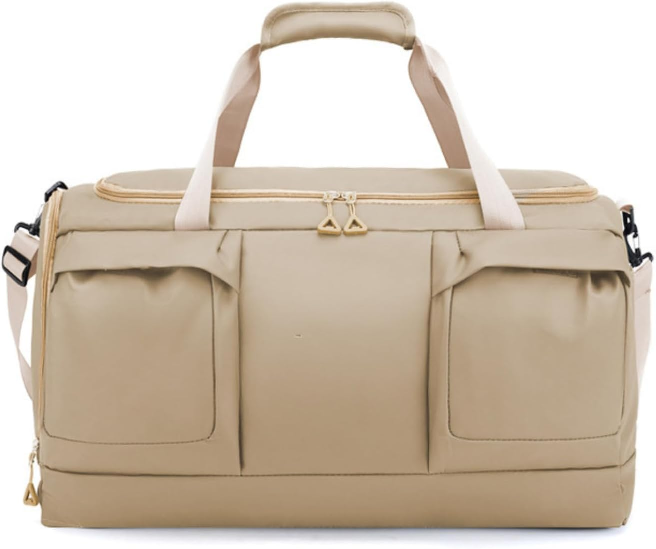 Gym Bag for Men Women, Large Sports Travel Duffle Bag with Wet Pocket & Shoe Compartment, 50L Waterproof Lightweight Carry on Overnight Weekender Bag