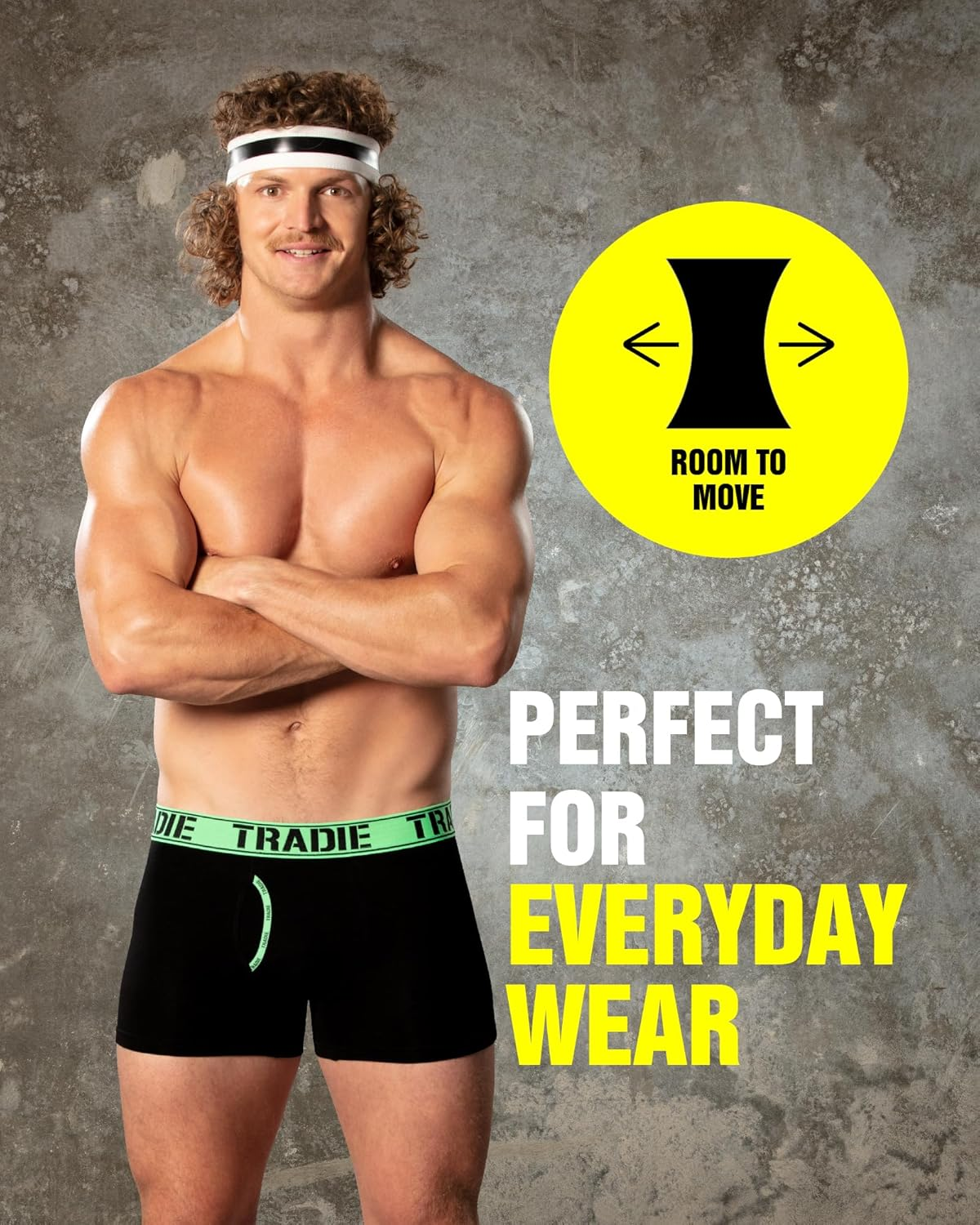 TRADIE Men'S Cotton/Elastane Fitted Trunk 6-Pack Mens Underwear, Stretch Cotton Fabric, Comfortable, Soft, Breathable Mens Boxer Brief, Value Pack Underwear for Men image number 5