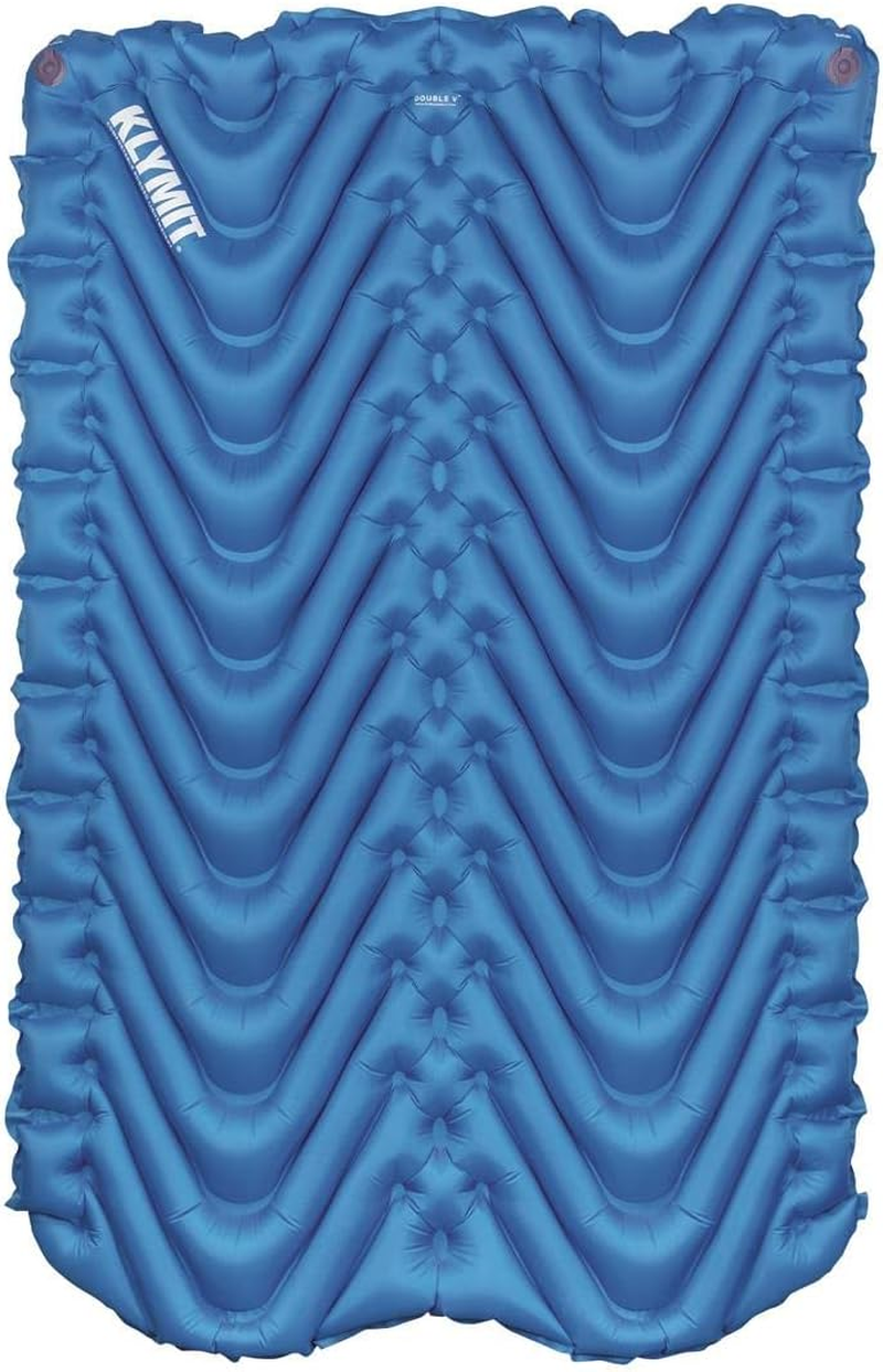 KLYMIT Double V Sleeping Pad, 2 Person, Double Wide (47 Inches), Lightweight Comfort for Car Camping, Two Person Tents, Travel, and Backpacking image number 1
