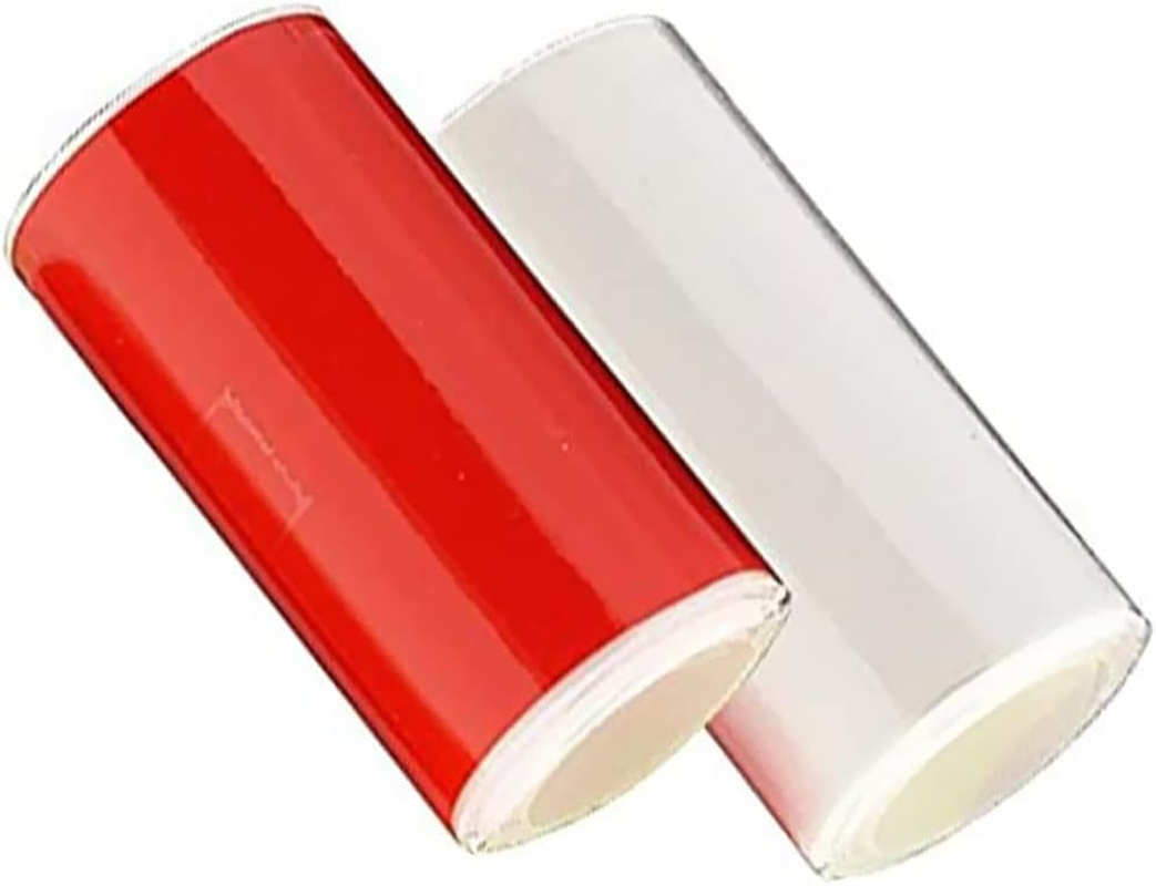 Vvivid Headlight & Taillight Adhesive Repair Tape Red and Transparent 2-Roll Pack (6" X 7Ft) image number 1