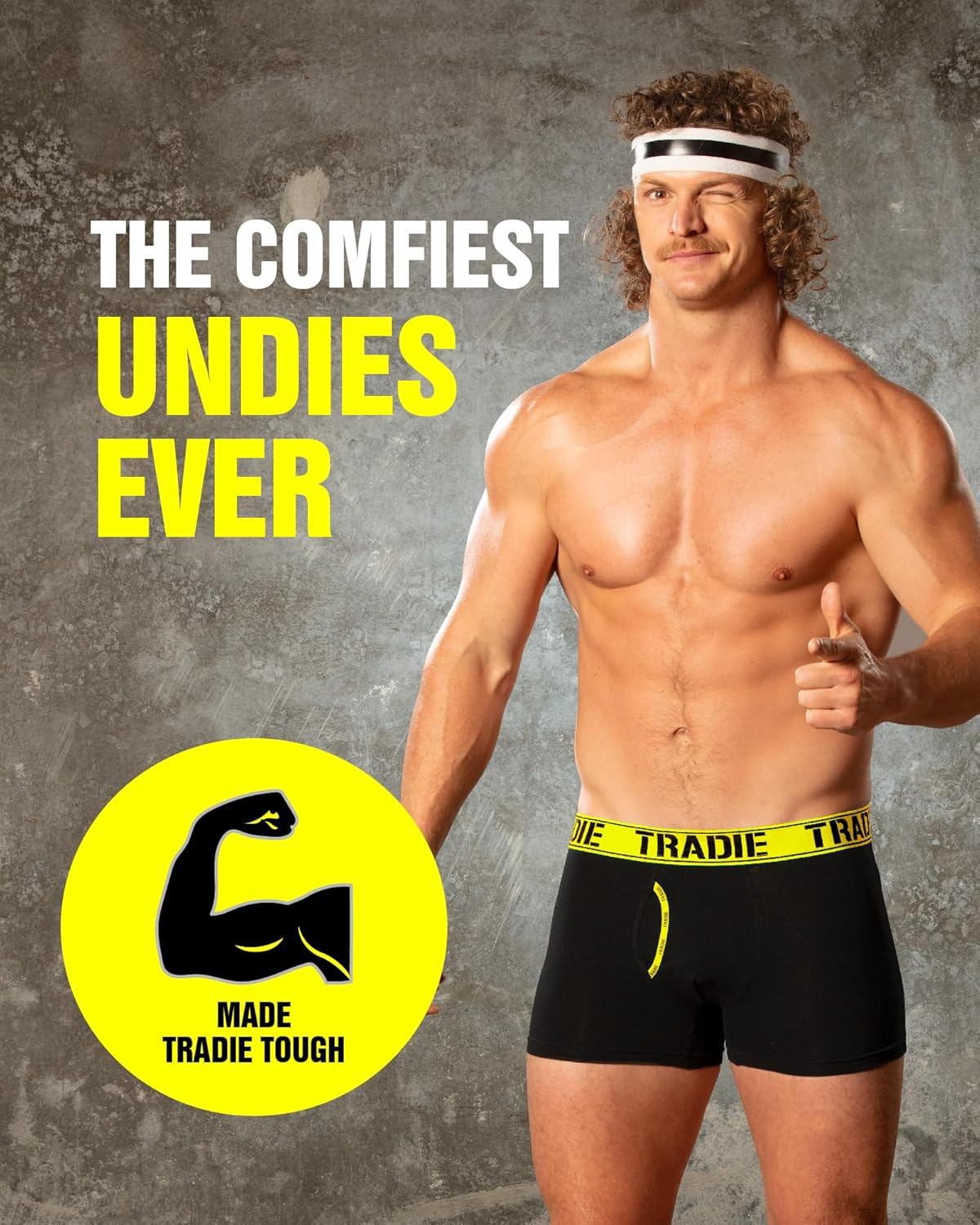 TRADIE Men'S Cotton/Elastane Fitted Trunk 6-Pack Mens Underwear, Stretch Cotton Fabric, Comfortable, Soft, Breathable Mens Boxer Brief, Value Pack Underwear for Men