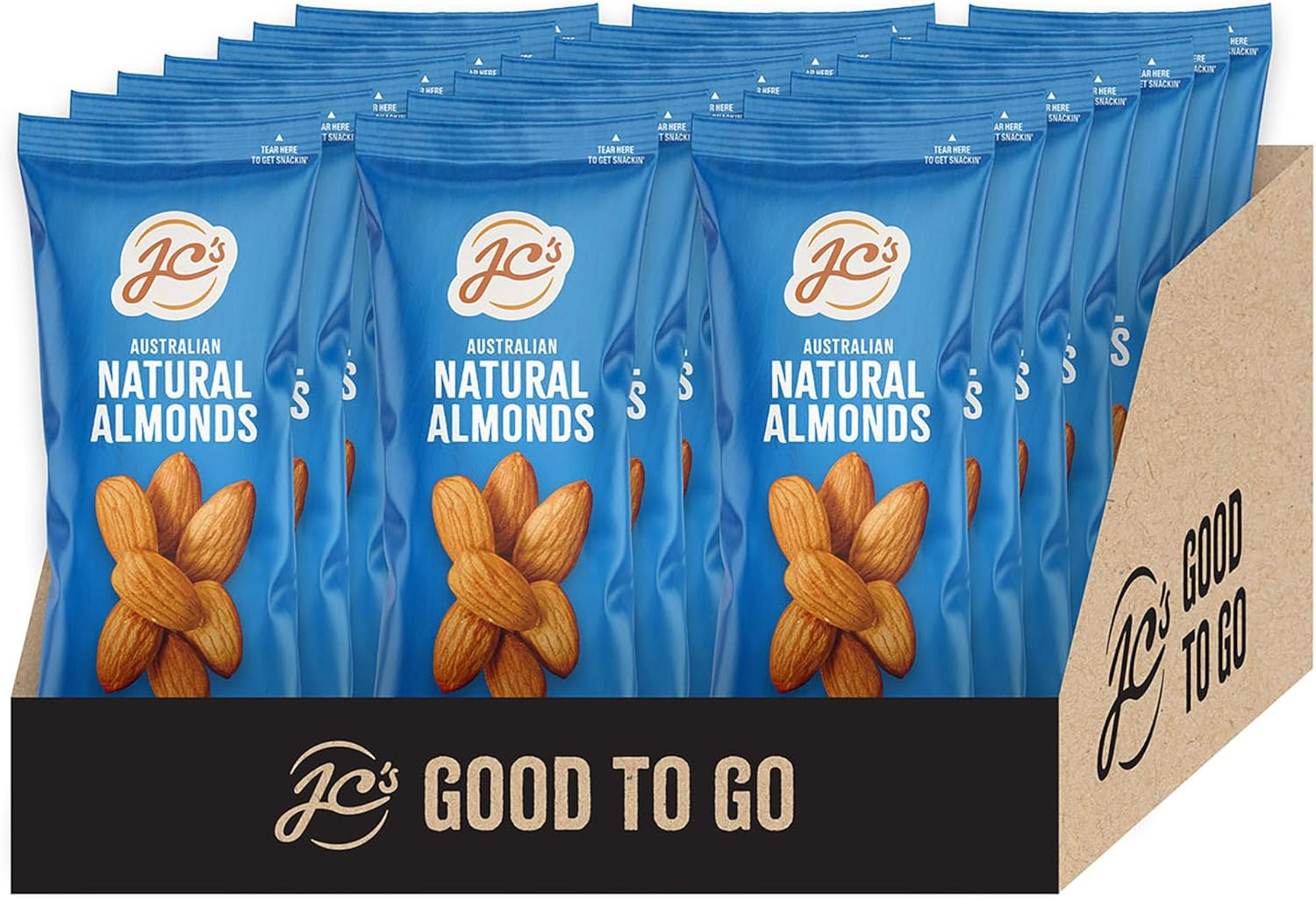 J.C.'S QUALITY FOODS Australian Natural Almonds Premium Australian Natural Almonds, Healthy Energy Boosting Snack -21 X 35G Bags image number 4