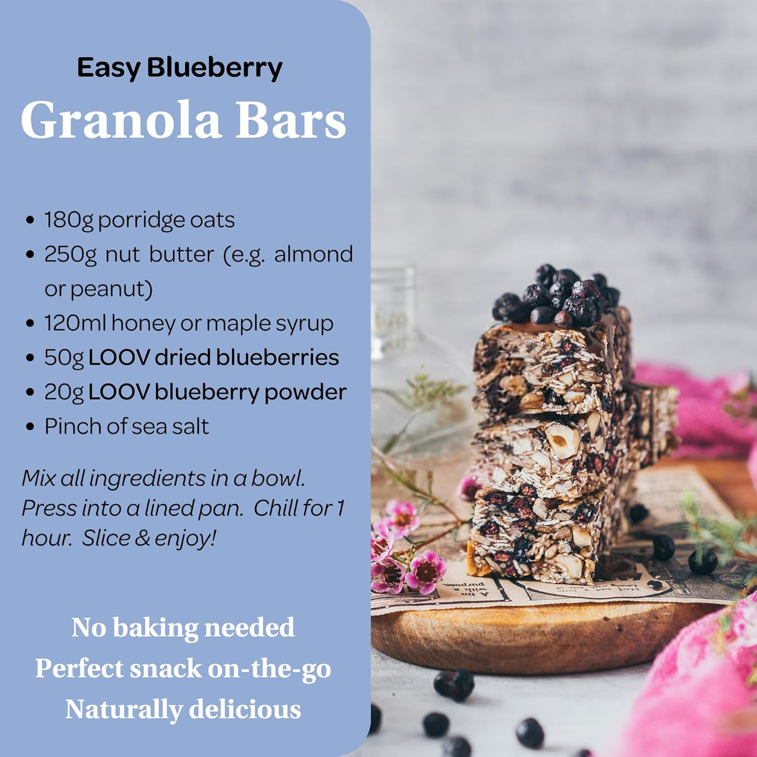 LOOV Wild Organic Dried Blueberries, No Added Sugar, No Added Oil, 4 Ounces, Freeze Dried Blueberries Organic from Nordic Forests, 100% Whole Fruit Wild Blueberries, Non-Gmo, Unsweetened Dried Fruit image number 2