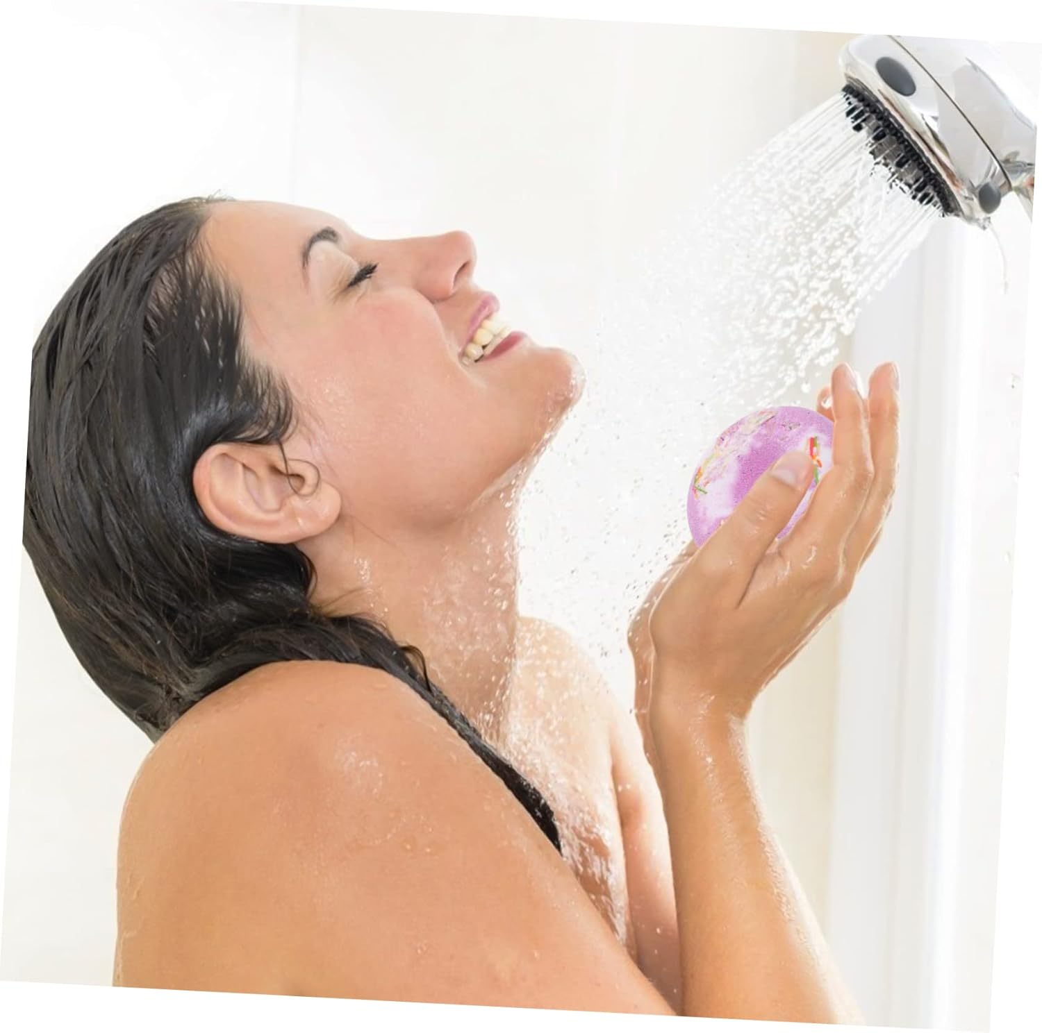 4Pcs Cake Shape Spa Bath Balls Supplies for Boys and Girls Adults Random Color