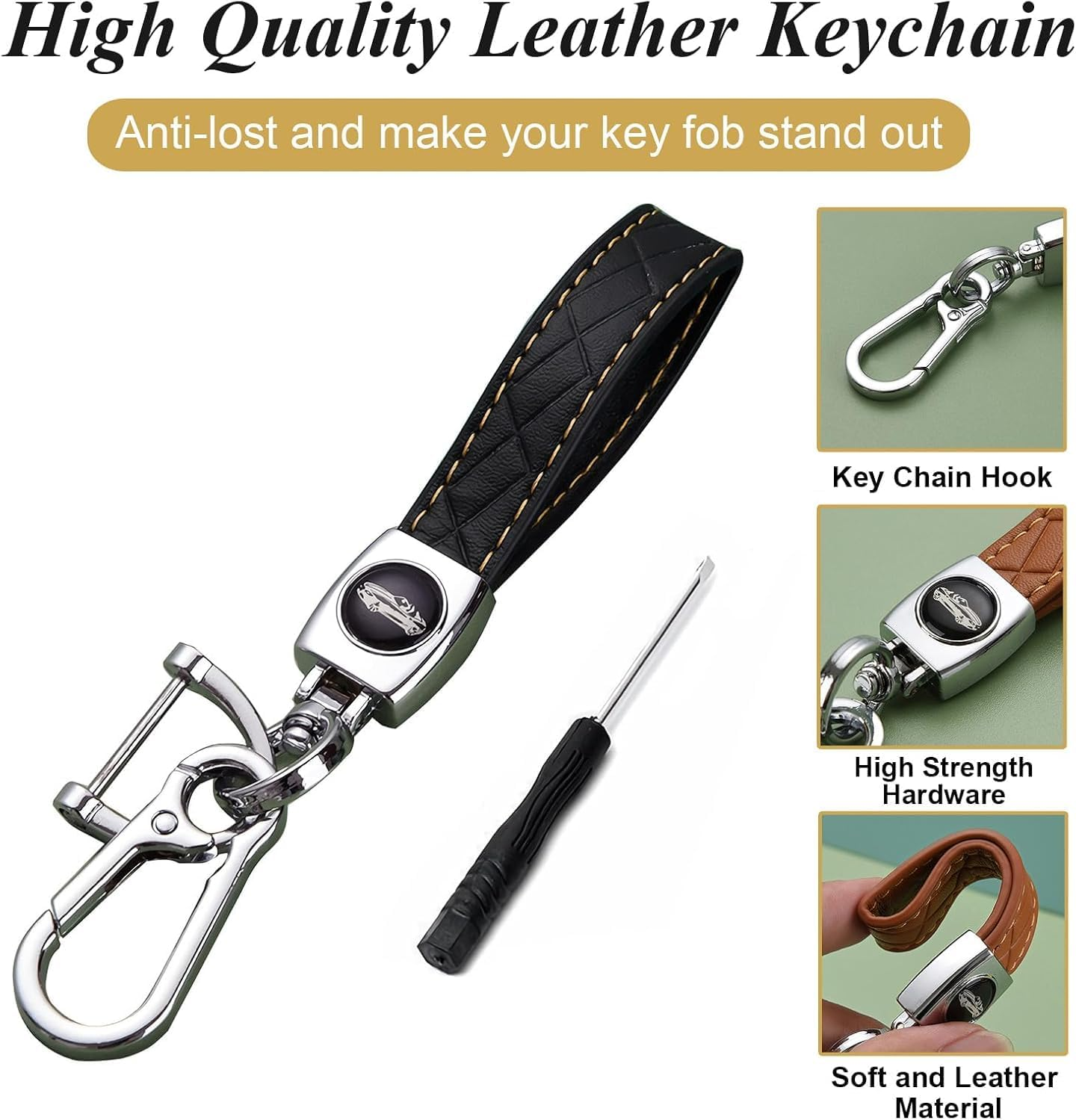 Key Fob Cover for Hyundai with Keychain, Soft TPU Key Case Shell for 2024 2023 Hyundai Ioniq 6 Grandeur GN7, KONA, Elanrtra, Santa Fe, Sonata, Tucson 2025 Smart Key Protector image number 1