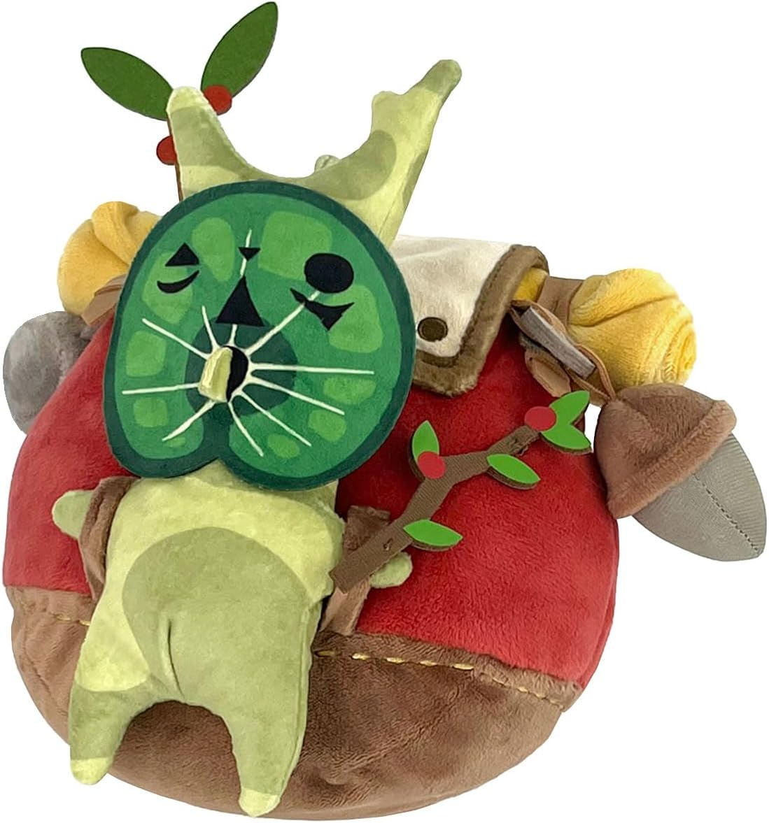 Sanei Boeki the Legend of Zelda Tears of the Kingdom Tabikorog a (Brown Backpack) W22 X D18.5 X H17Cm Plush Toy ZP04 - Brown image number 4