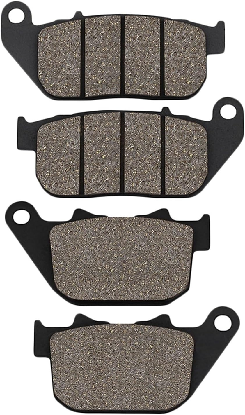Motorcycle Front Rear Brake Padsf, for Harley, XL50 L883 Iron XL 883 Sportster Custom XL1200 XL 1200 XL1200V XL1200X 48 Forty Eight Brake Pads(Rear) image number 4