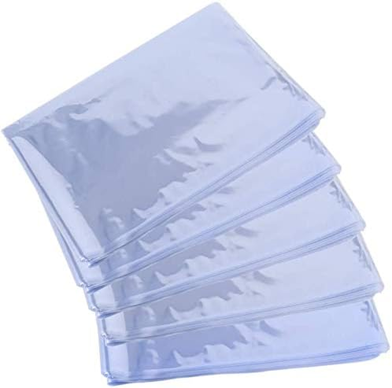 Lehom 100 Pack Heat Shrink Film Wrap Bags 25X35CM Shrink Wrap Bags Clear Heat Seal Shrink Wrap for Soaps, Candles, Bath Bombs,Jars and Small Gifts, Homemade DIY Projects, Shrink Film Wrap image number 2