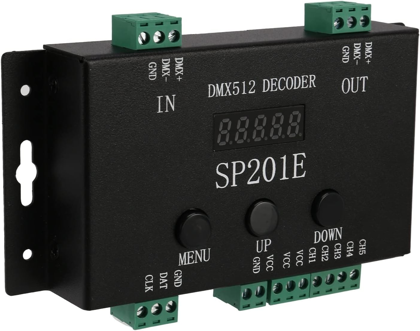 SP201E DMX512 WS2812B WS2811 DMX to SPI Controller Decoder,Support Multiple Ics