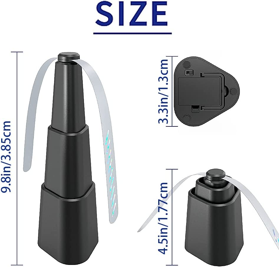 4 Pack Fly Repellent Fan for Tables, Insects Repellent Fly Fan with Holographic Blades, Portable Table Fly Fan for Outdoor Indoor Keep Flies Away image number 6