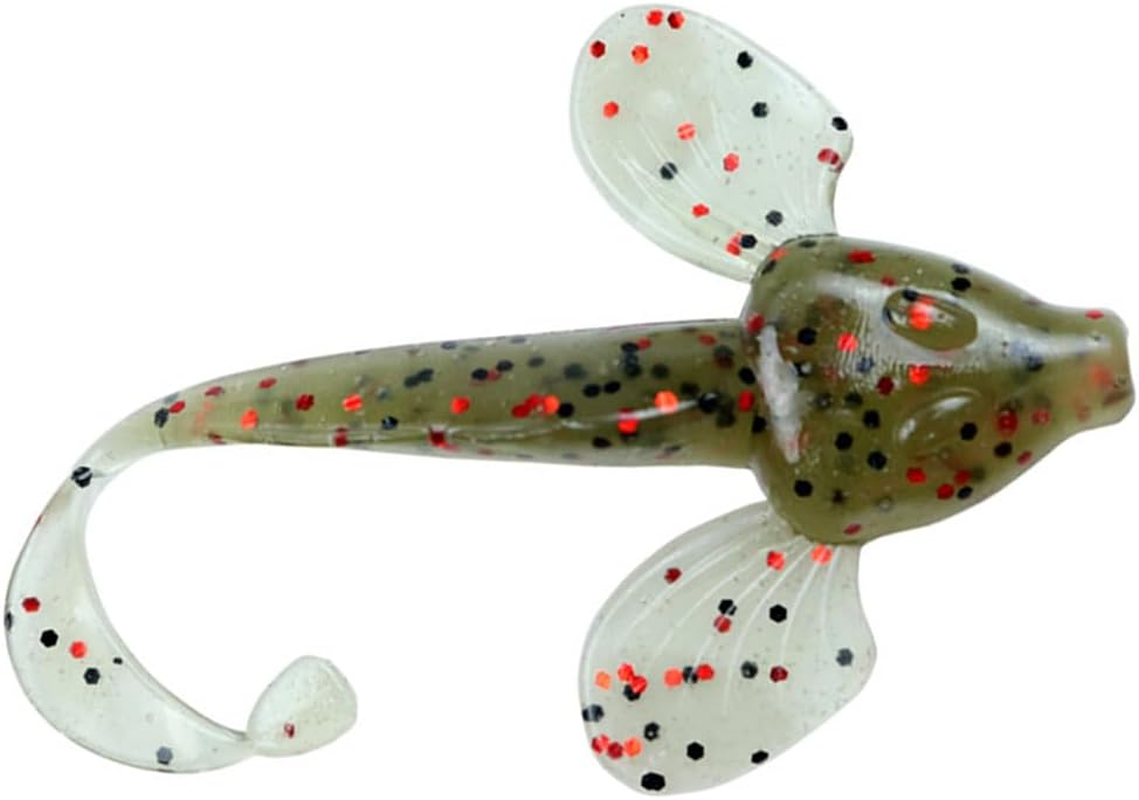 6 PCS Soft Plastic Fishing Lure Tackle Paddle Tail Flathead Bream Bass Cod Lures image number 1