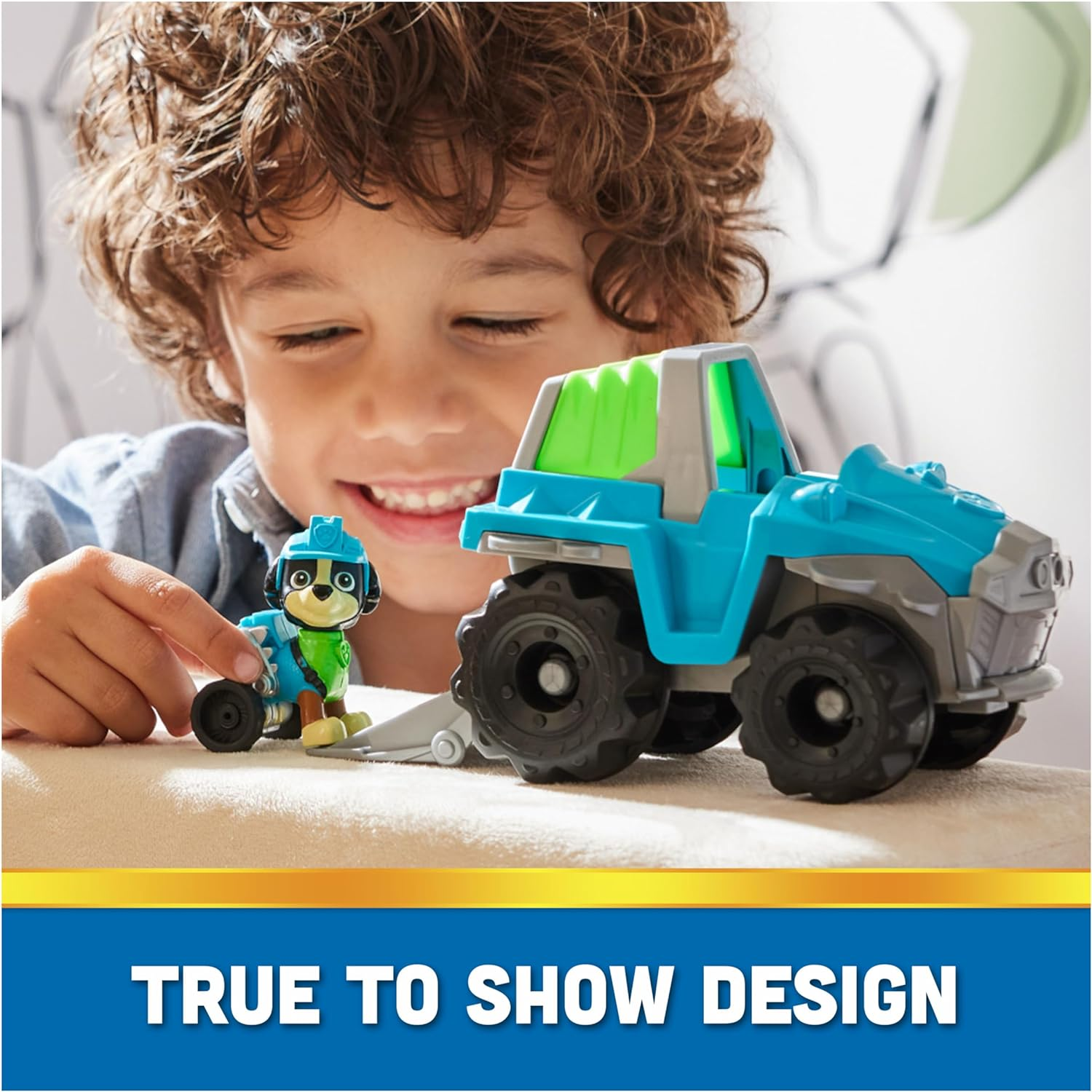 PAW Patrol, Rex&rsquo;S Dinosaur Rescue Vehicle, Toy Truck with Collectible Action Figure, Sustainably Minded Kids&rsquo; Toys for Boys & Girls Aged 3 and Up image number 5