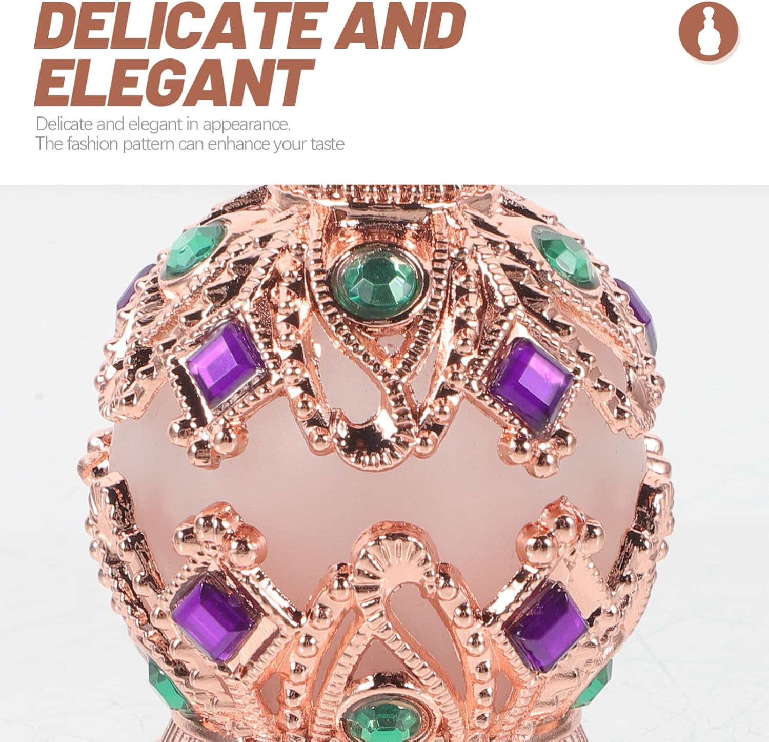 DECHOUS Empty Perfume Bottle Glass Bottle Portable for Refillable Fragrance Holder image number 1