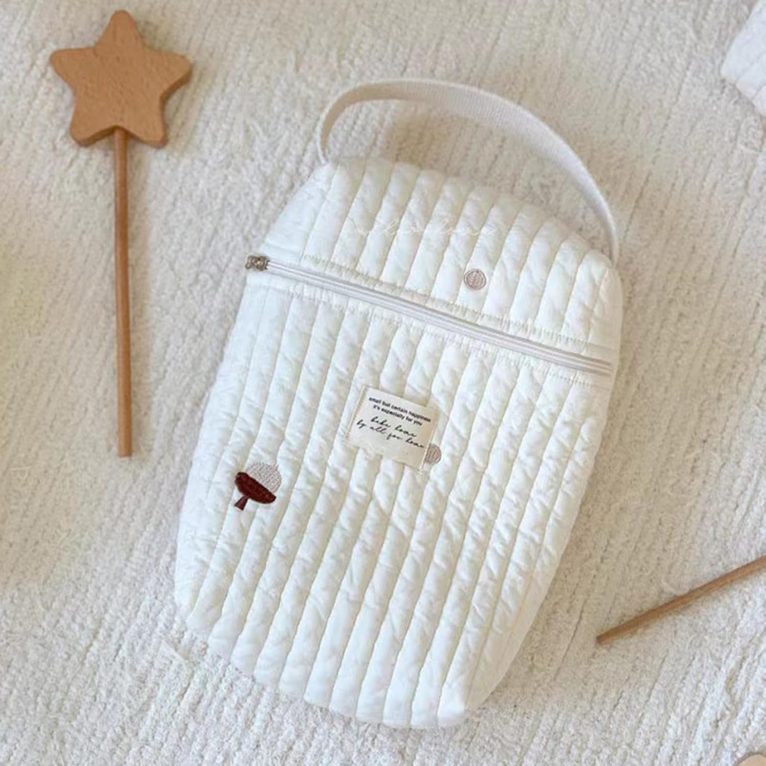 Diaper Organizer Pouch - Portable Baby Diaper Bag Organizer for Travel and Home | Diaper Organizer Pouch Multi Compartment Design, Durable and Lightweight, Easy to Carry, Perfect for Wipes, Cream,