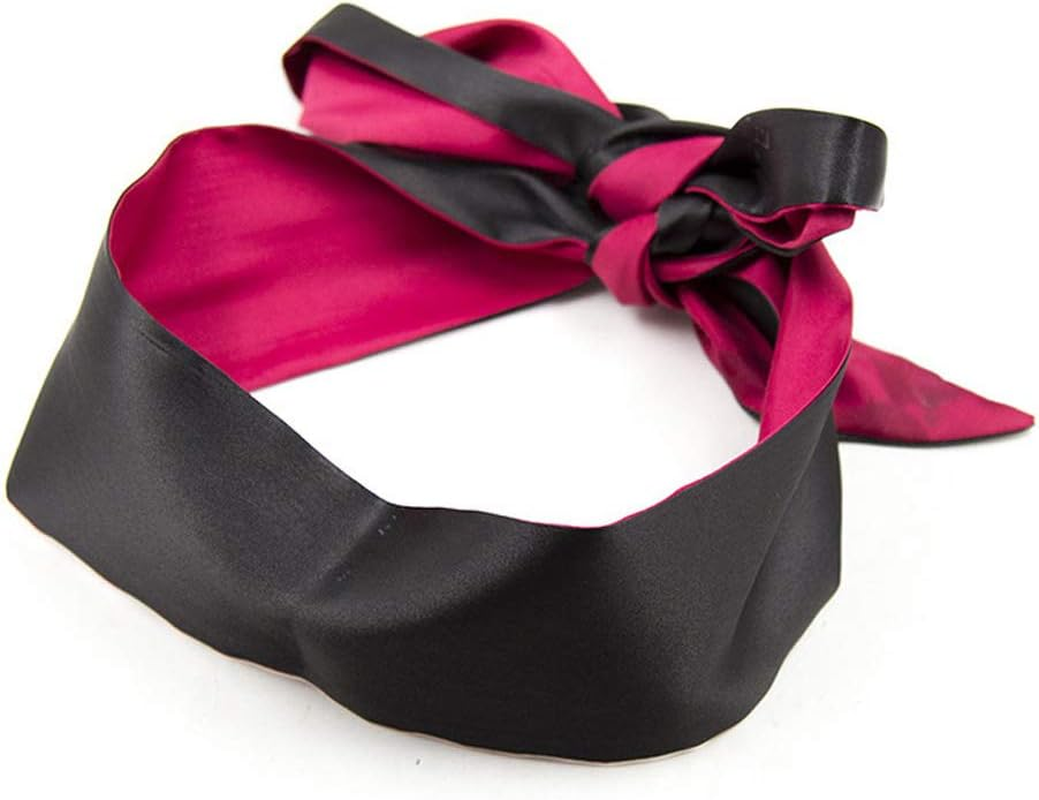 Soft Satin Eye Mask Blindfold Comfortable Sleeping Masks - 59 in X 2.8 In image number 1